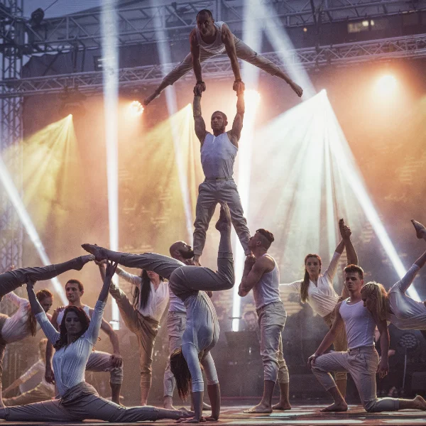 Zdjęcie popisów akrobatycznych: Business Garden